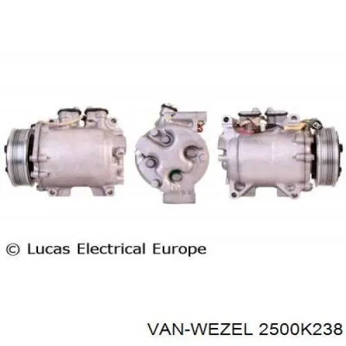 Насос кондиционера VAN Wezel 2500K238