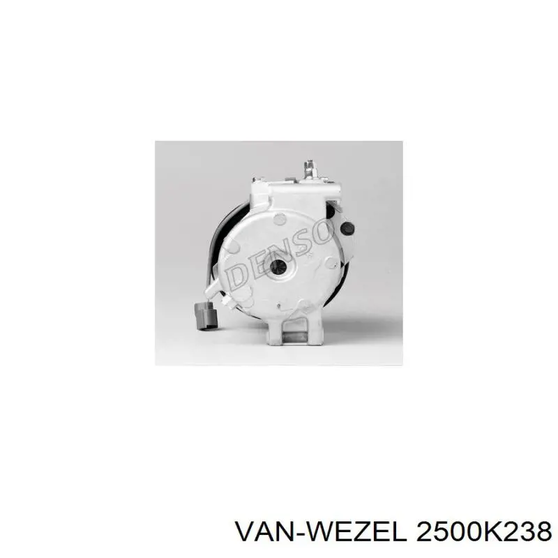 Компрессор кондиционера 2500K238 VAN Wezel