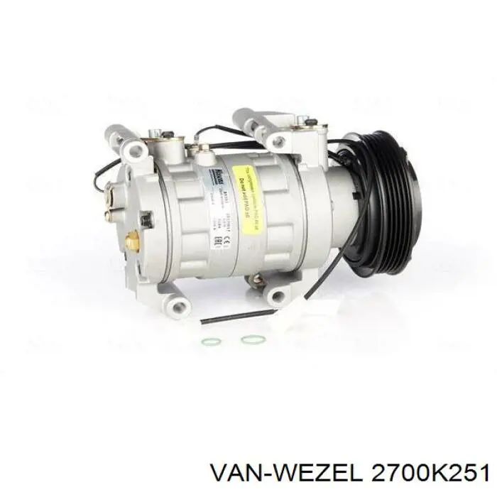 Компрессор системы кондиционирования VAN Wezel 2700K251 цена, от 243.26 USD