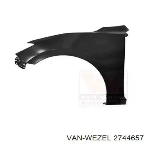 Compre 2744657 VAN Wezel Pára-lama dianteiro esquerdo