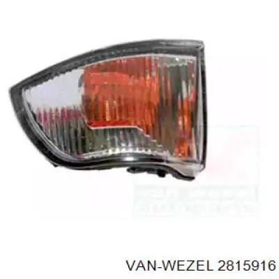 2815916 VAN Wezel pisca-pisca direito