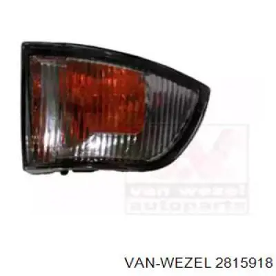 Указатель поворота правый 2815918 VAN Wezel