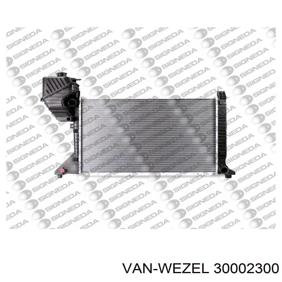 30002300 VAN Wezel радиатор