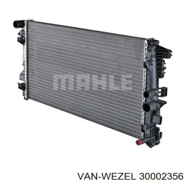Радиатор 30002356 VAN Wezel