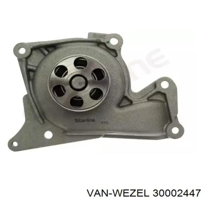 Купить 30002447 VAN Wezel Радиатор водяной