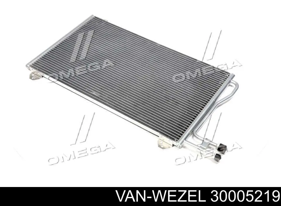 30005219 VAN Wezel радиатор кондиционера