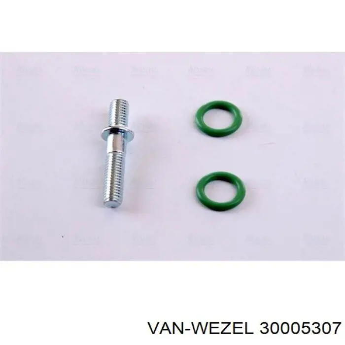 Радиатор кондиционера 30005307 VAN Wezel