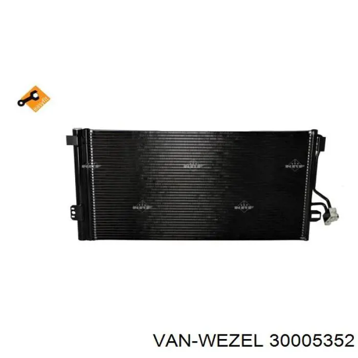 Купить 30005352 VAN Wezel Радиатор системы охлаждения кондиционера