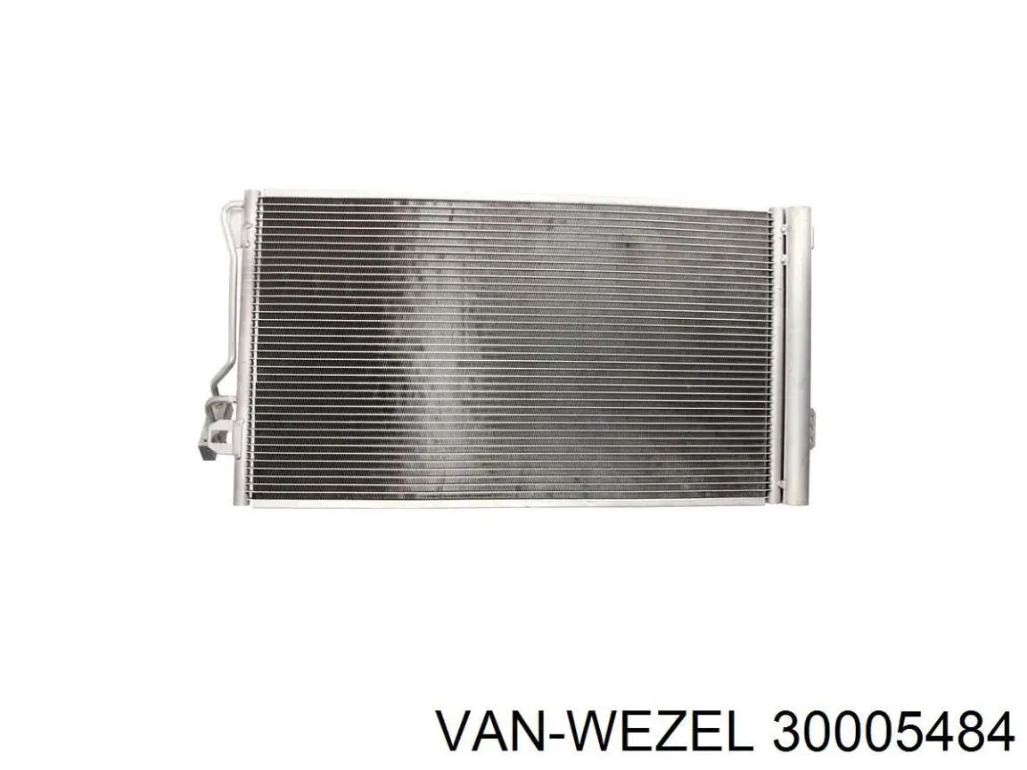 Радиатор охлаждения кондиционера VAN Wezel 30005484