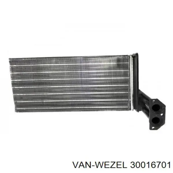 30016701 VAN Wezel radiador de forno (de aquecedor)