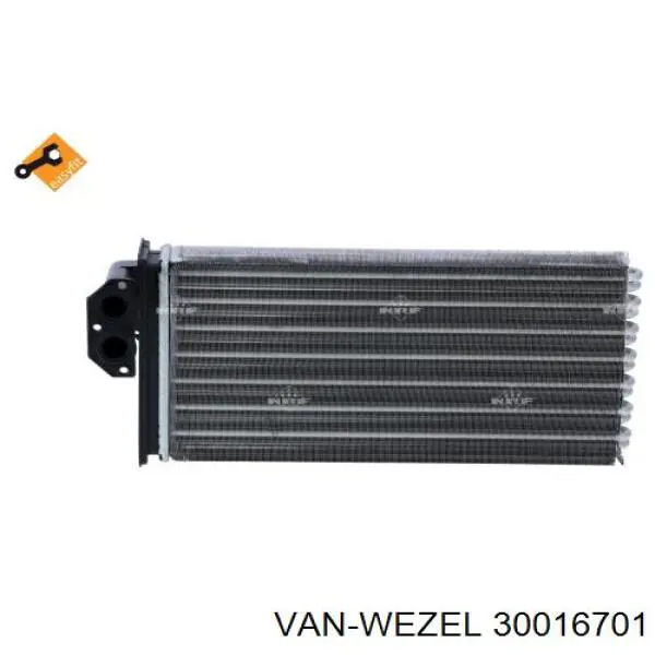 Купить 30016701 VAN Wezel Радиатор печки
