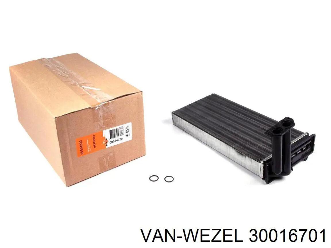 30016701 VAN Wezel Радиатор отопителя салона