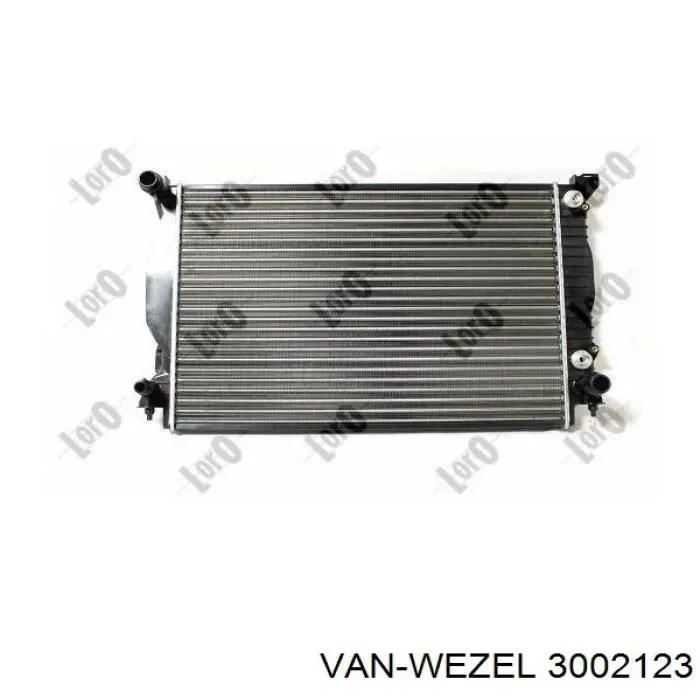 3002123 VAN Wezel радиатор