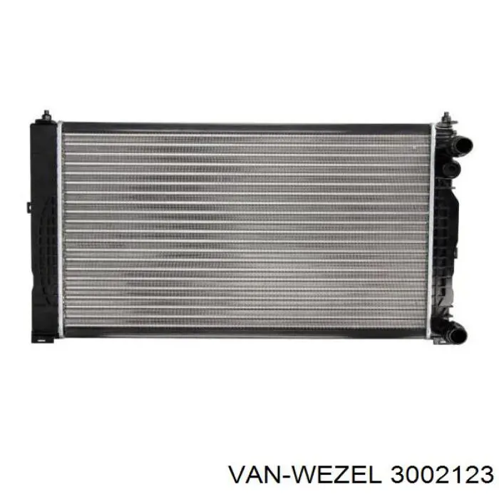 Радиатор охлаждения двигателя VAN Wezel 3002123 цена, от 53.90 USD
