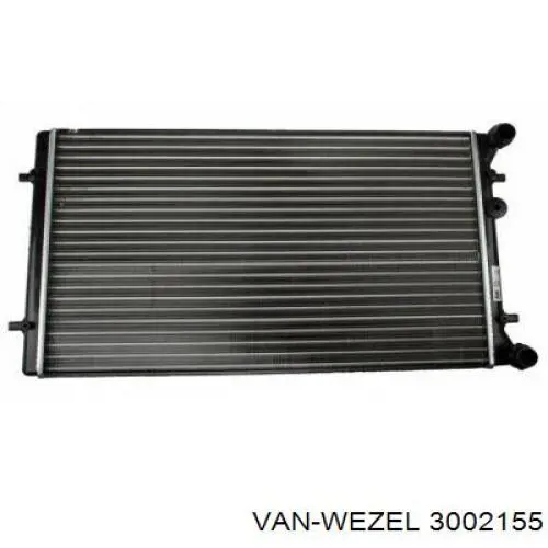 Радиатор 3002155 VAN Wezel