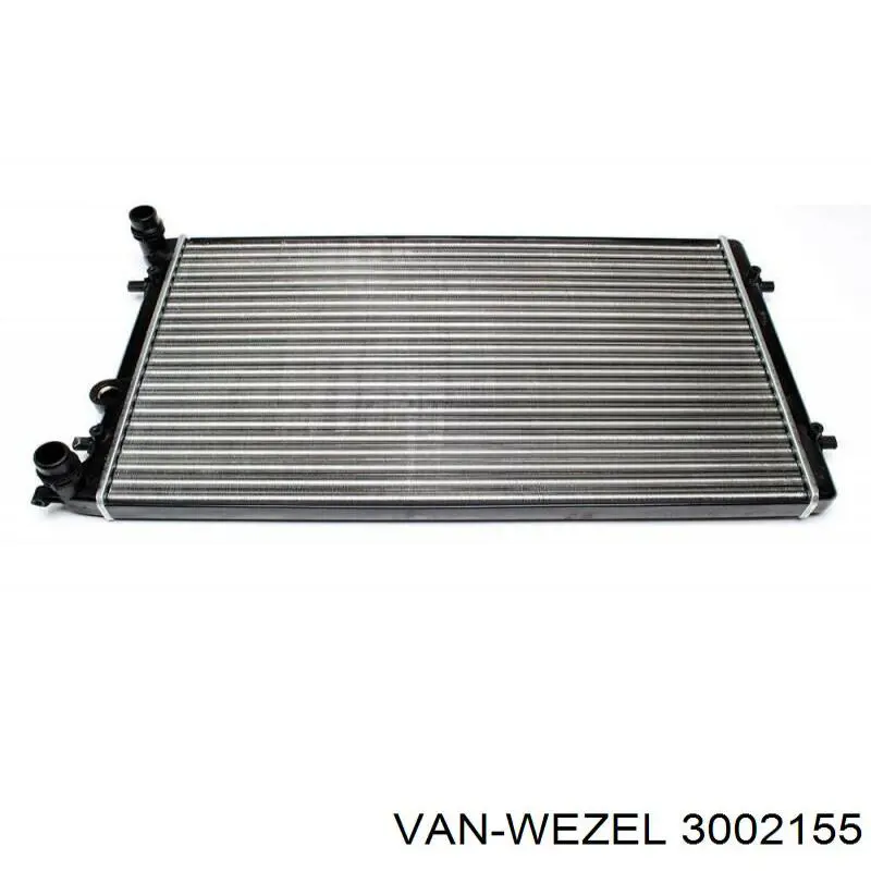 Радиатор охлаждения двигателя VAN Wezel 3002155 цена, от 46.61 USD