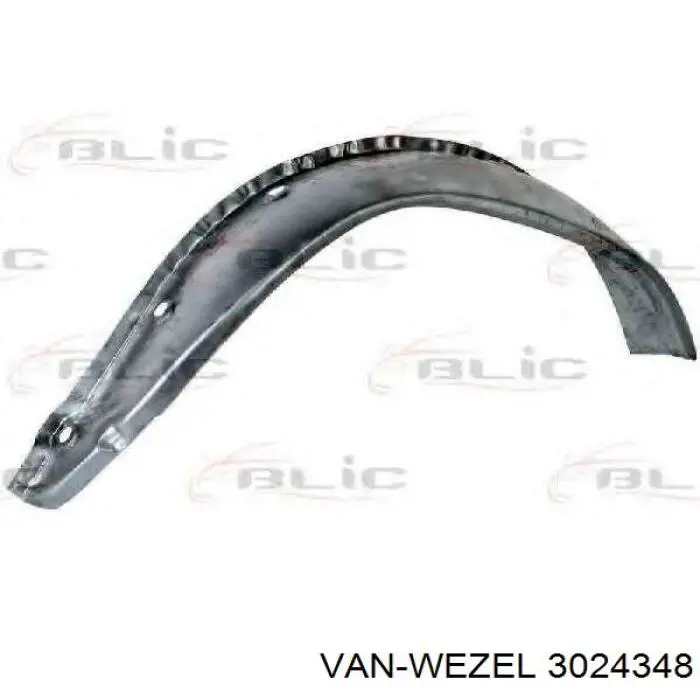 Арка крыла заднего правого 3024348 VAN Wezel