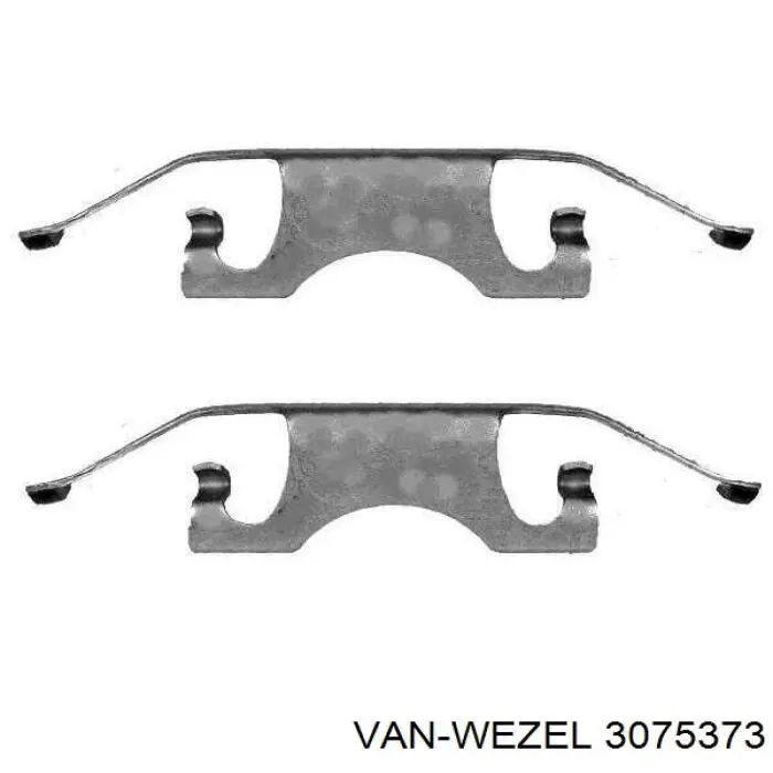 Щиток тормозного диска заднего левый VAN Wezel 3075373 цена, от 14.32 USD