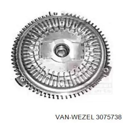 Вискомуфта (вязкостная муфта) вентилятора охлаждения VAN WEZEL 3075738