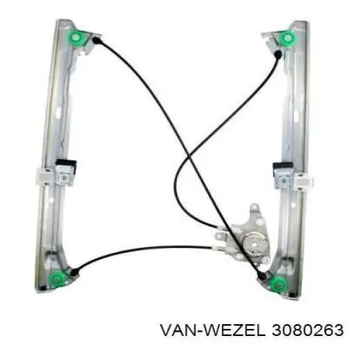 Механизм стеклоподъемника водительской двери VAN Wezel 3080263 цена, от 50.31 USD