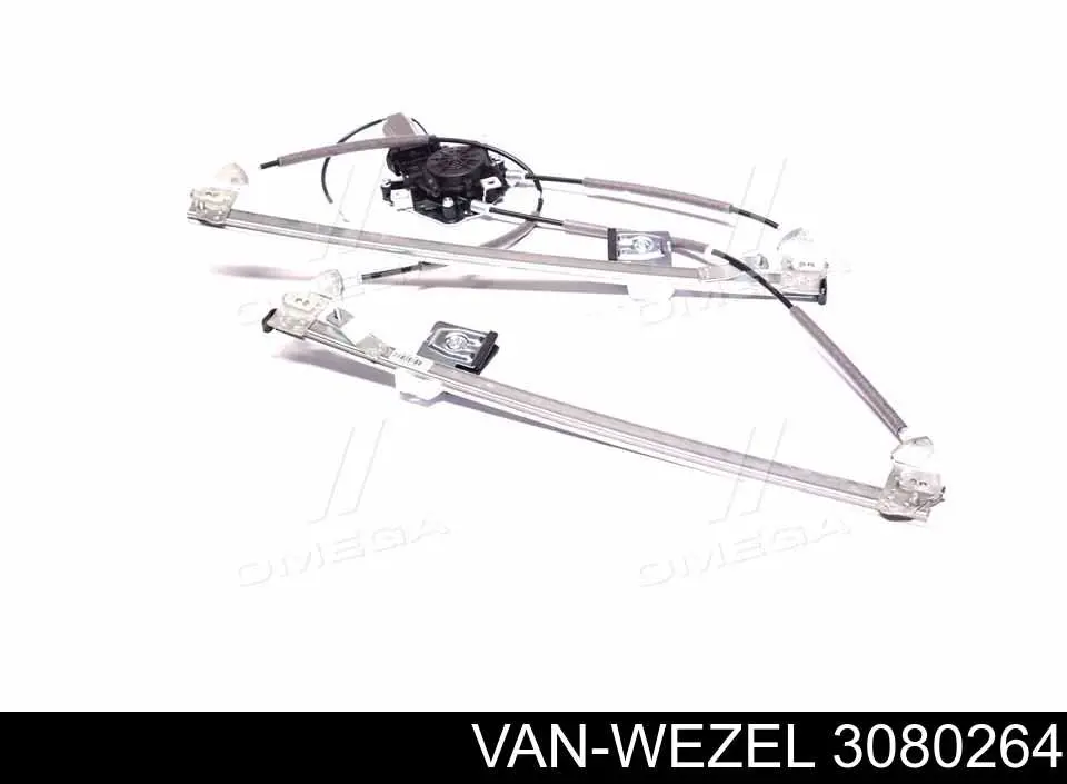 Механизм стеклоподъемника двери передней правой VAN Wezel 3080264