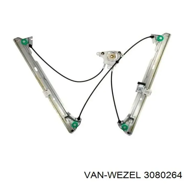 Механизм стеклоподъемника двери передней, правой VAN Wezel 3080264