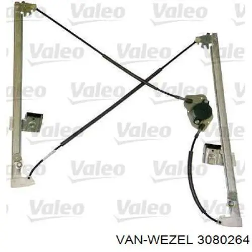 Стеклоподъемник передней правой двери VAN Wezel 3080264 цена, от 34.23 USD