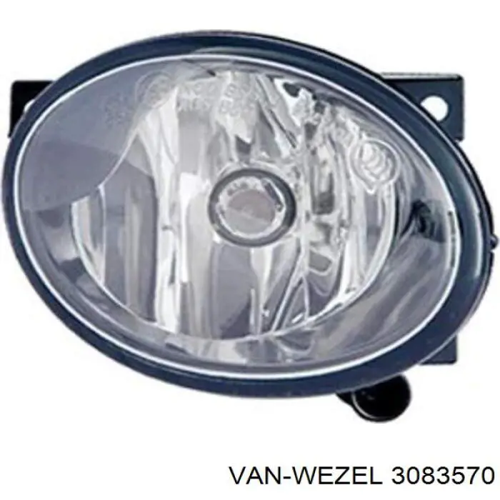 Бампер на авто VAN Wezel 3083570 цена, от 94.62 USD