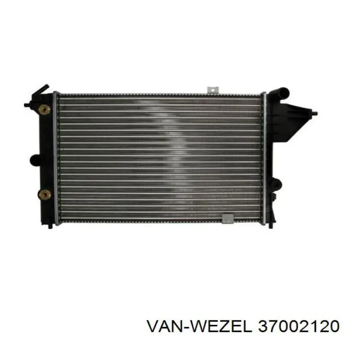 37002120 VAN Wezel радиатор
