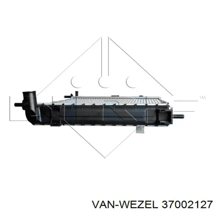 37002127 VAN Wezel радиатор