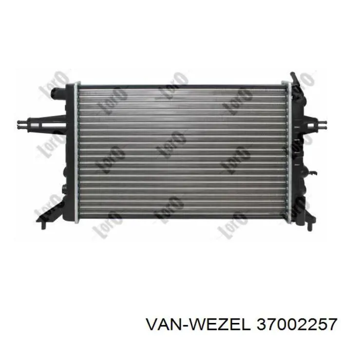 Радиатор 37002257 VAN Wezel