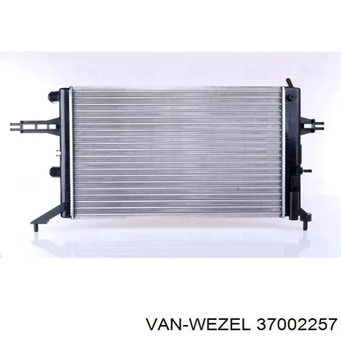 Радиатор охлаждения двигателя VAN Wezel 37002257 цена, от 47.84 USD