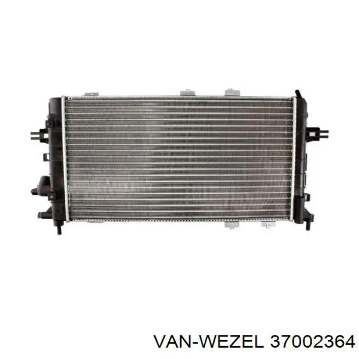 37002364 VAN Wezel радиатор