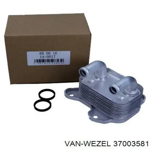 Масляный радиатор 37003581 VAN Wezel