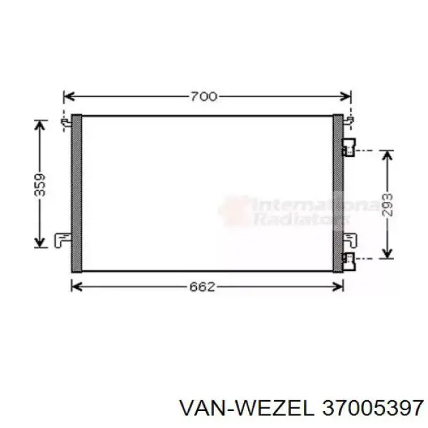 37005397 VAN Wezel Конденсатор