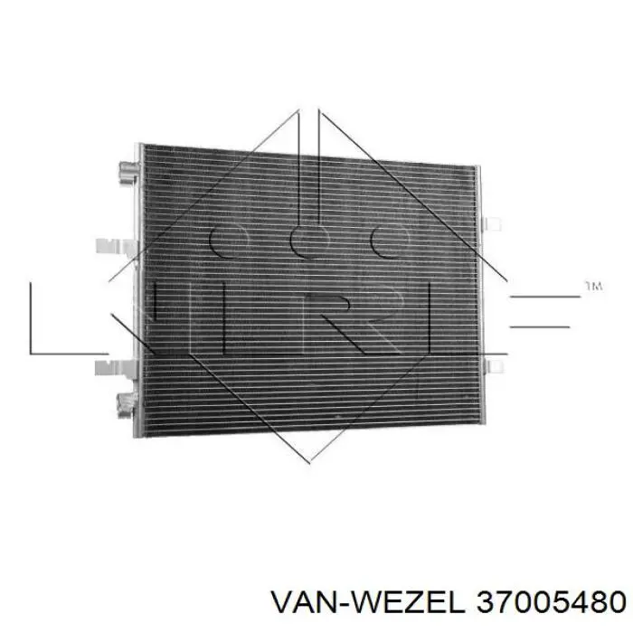 Конденсатор кондиционера VAN Wezel 37005480 цена, от 67.27 USD