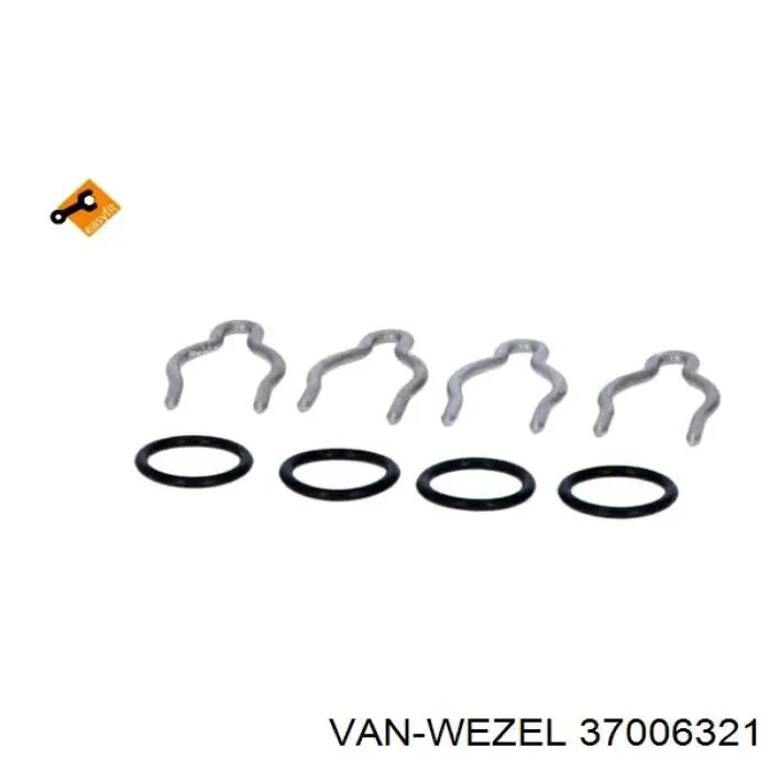 Радиатор отопителя VAN Wezel 37006321