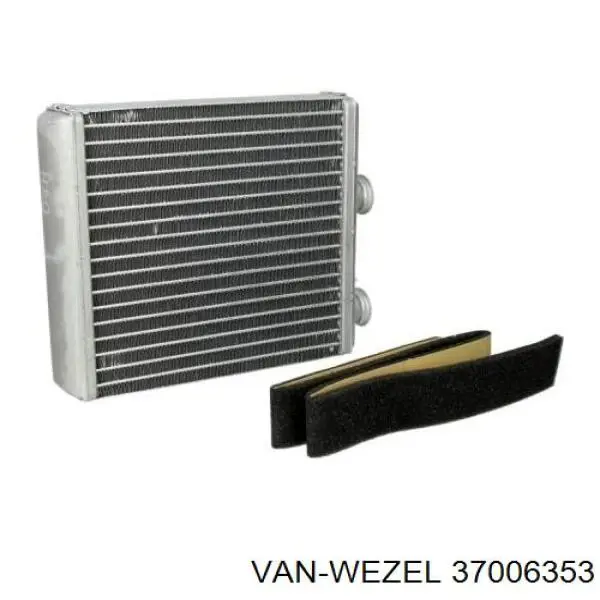 37006353 VAN Wezel радиатор печки