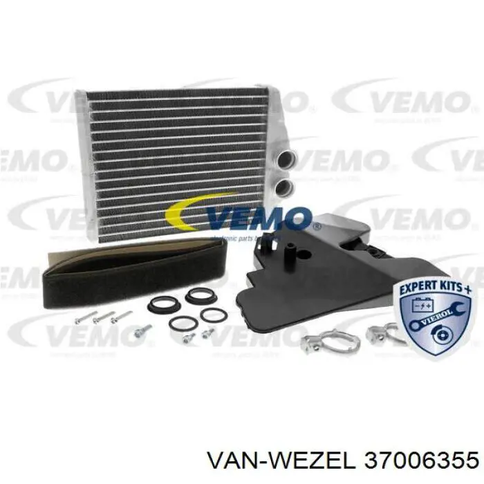 Радиатор отопителя VAN Wezel 37006355