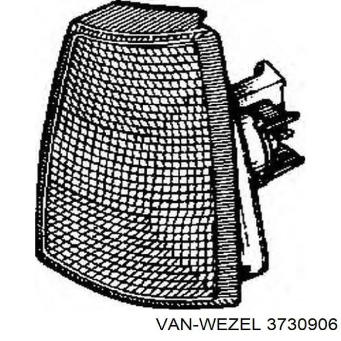 Указатель поворота правый 3730906 VAN Wezel