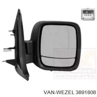 3891808 VAN Wezel espelho de retrovisão direito