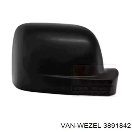 3891842 VAN Wezel placa sobreposta (tampa do espelho de retrovisão direito)