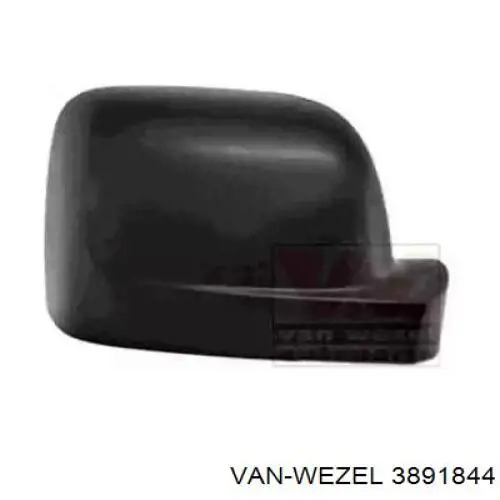 3891844 VAN Wezel placa sobreposta (tampa do espelho de retrovisão direito)