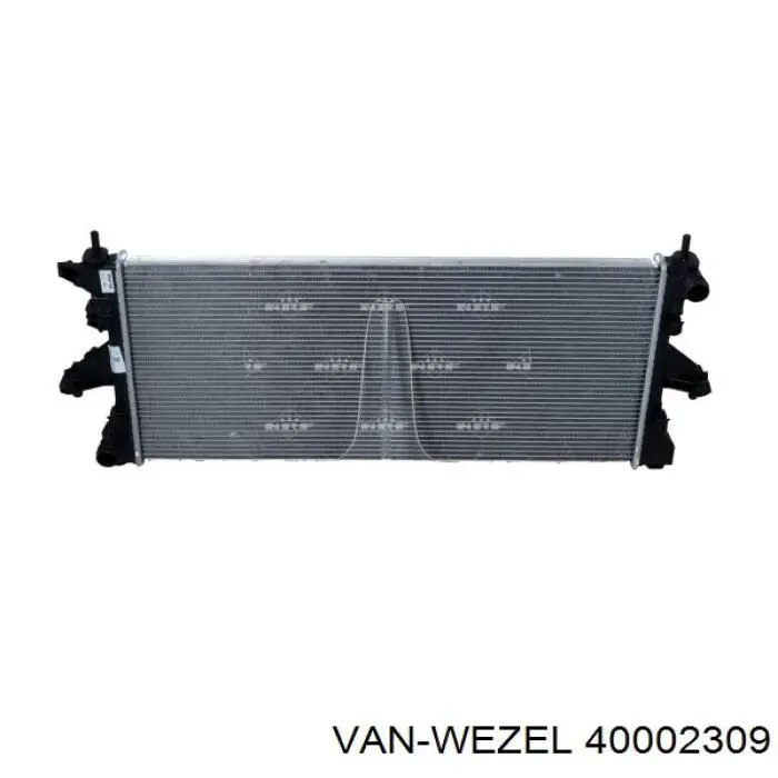 Купить 40002309 VAN Wezel Радиатор водяной