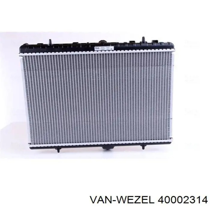 Купить 40002314 VAN Wezel Радиатор водяной