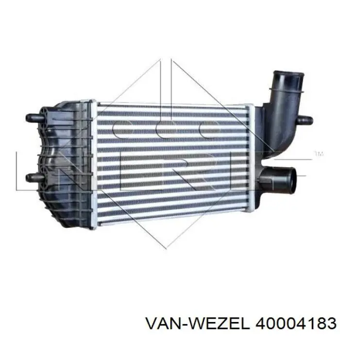 Купить 40004183 VAN Wezel Интеркулер