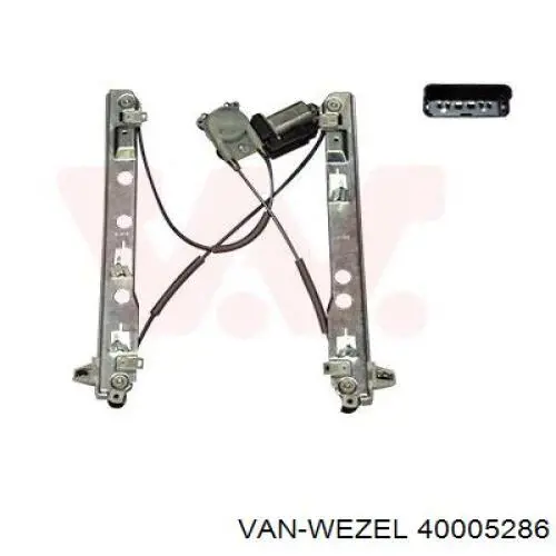 Радиатор кондиционера 40005286 VAN Wezel