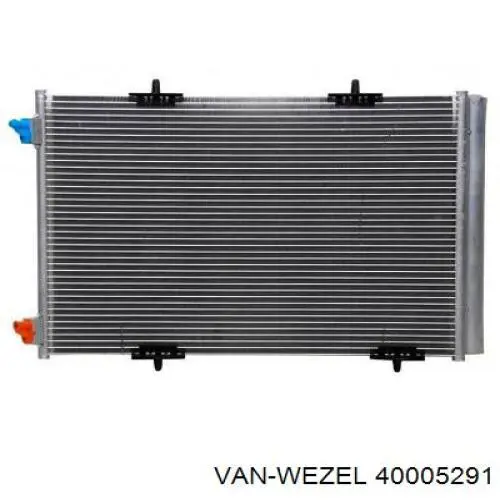 Радиатор охлаждения кондиционера VAN Wezel 40005291