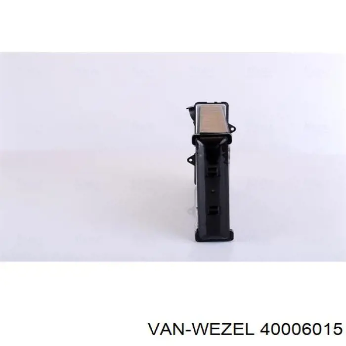 40006015 VAN Wezel Радиатор отопителя салона