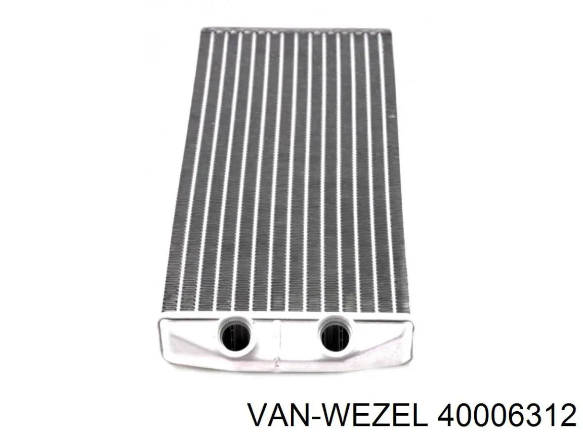 40006312 VAN Wezel радиатор печки